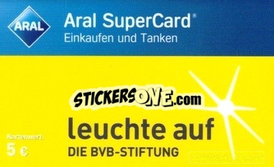 Sticker Leuchte auf - BVB Borussia Dortmund 2015-2016
 n. 28 - Aral