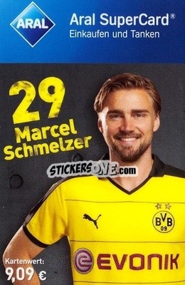 Sticker Marcel Schmelzer - BVB Borussia Dortmund 2015-2016
 - Aral