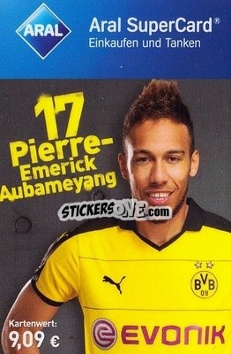Sticker Pierre-Emerick Aubameyang - BVB Borussia Dortmund 2015-2016
 - Aral