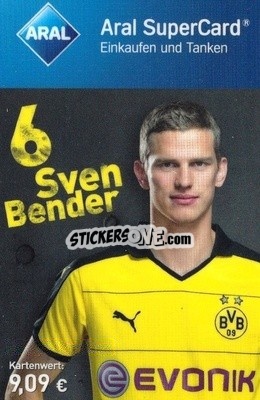 Sticker Sven Bender - BVB Borussia Dortmund 2015-2016
 - Aral