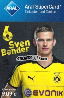 Sticker Sven Bender - BVB Borussia Dortmund 2015-2016
 n. 4 - Aral