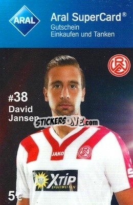 Sticker David Jansen - Rott-Weiß Essen 2017-2018
 - Aral