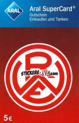 Sticker Logo 5€ - Rott-Weiß Essen 2017-2018
 - Aral