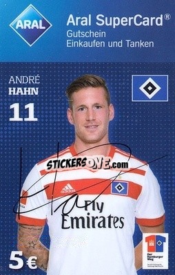 Sticker André Hahn - Hamburger SV 2017-2018
 - Aral