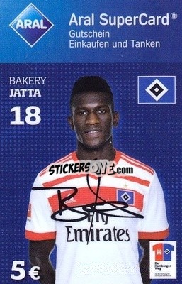 Sticker Bakery Jatta - Hamburger SV 2017-2018
 - Aral