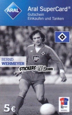 Sticker Bernd Wehmeyer - Hamburger SV 2017-2018
 n. 8 - Aral