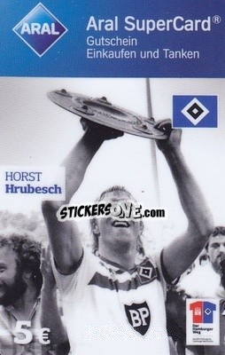 Sticker Horst Hrubesch - Hamburger SV 2017-2018
 n. 3 - Aral