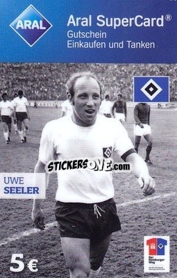 Sticker Uwe Seeler - Hamburger SV 2017-2018
 n. 7 - Aral