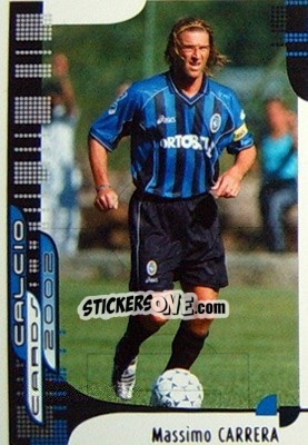 Sticker M. Carrera - Calcio Cards 2001-2002 n. 3 - Panini