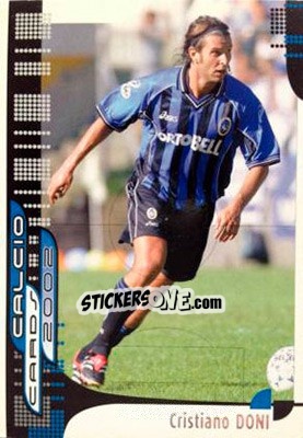 Sticker C. Doni - Calcio Cards 2001-2002 n. 4 - Panini
