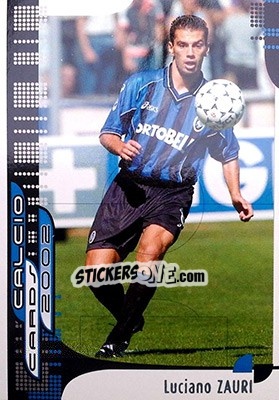 Sticker L. Zauri - Calcio Cards 2001-2002 - Panini
