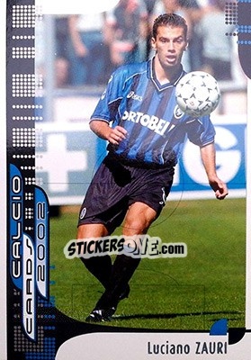 Sticker L. Zauri - Calcio Cards 2001-2002 n. 5 - Panini