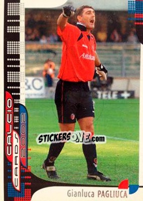 Sticker G. Pagliuca - Calcio Cards 2001-2002 n. 8 - Panini