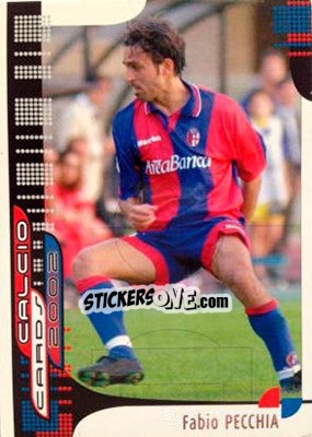 Sticker F. Pecchia - Calcio Cards 2001-2002 n. 11 - Panini