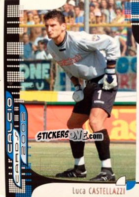 Sticker L. Castellazzi - Calcio Cards 2001-2002 n. 15 - Panini