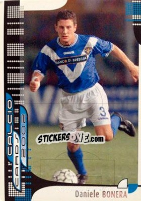 Sticker D. Bonera - Calcio Cards 2001-2002 n. 16 - Panini