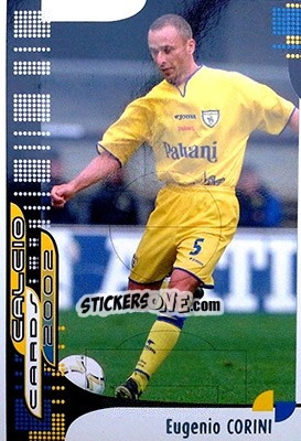 Sticker E. Corini - Calcio Cards 2001-2002 n. 24 - Panini