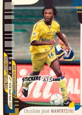 Sticker C. Jose Manfredini - Calcio Cards 2001-2002 n. 26 - Panini