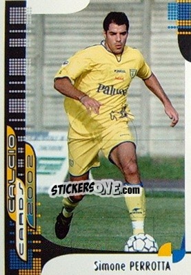 Sticker S. Perrotta - Calcio Cards 2001-2002 n. 27 - Panini