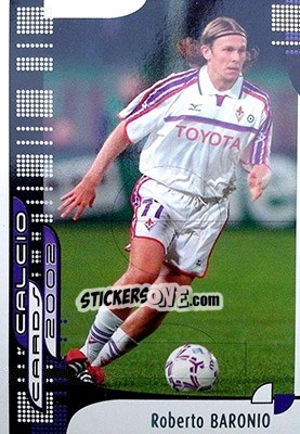 Sticker R. Baronio - Calcio Cards 2001-2002 n. 32 - Panini