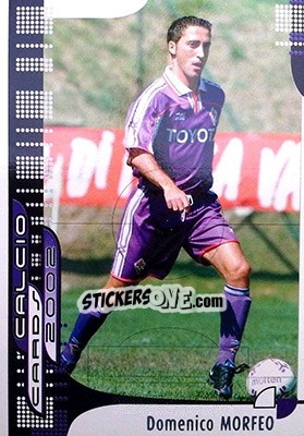 Sticker D. Morfeo - Calcio Cards 2001-2002 n. 34 - Panini