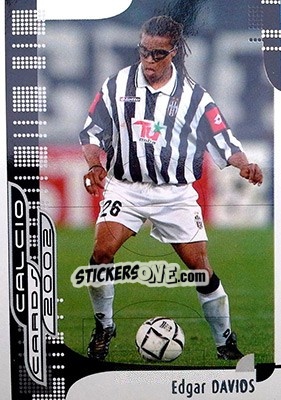 Sticker Edgar Davids - Calcio Cards 2001-2002 n. 45 - Panini