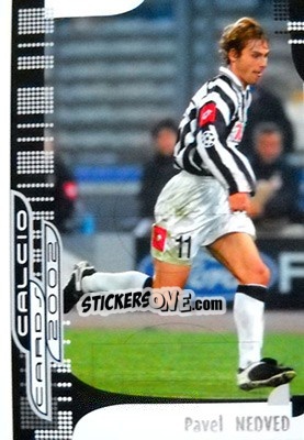 Sticker P. Nedved - Calcio Cards 2001-2002 n. 46 - Panini