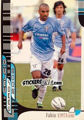 Sticker F. Liverani - Calcio Cards 2001-2002 n. 54 - Panini