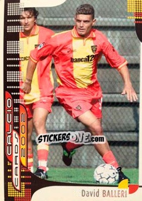 Sticker D. Balleri - Calcio Cards 2001-2002 n. 58 - Panini
