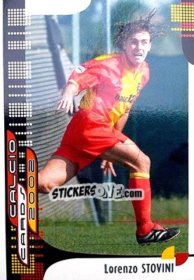 Sticker L. Stovini - Calcio Cards 2001-2002 n. 60 - Panini