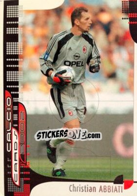 Sticker Christian Abbiati - Calcio Cards 2001-2002 n. 64 - Panini