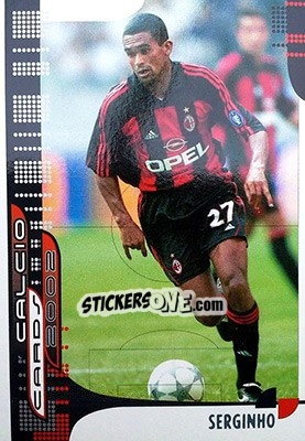 Figurina Serginho - Calcio Cards 2001-2002 - Panini