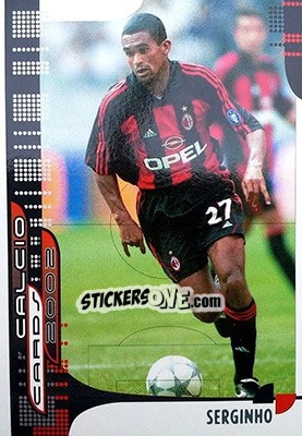 Sticker Serginho - Calcio Cards 2001-2002 n. 68 - Panini