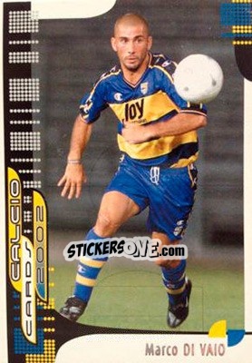 Sticker M. Di Vaio - Calcio Cards 2001-2002 n. 77 - Panini