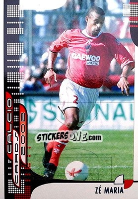 Sticker Ze Maria - Calcio Cards 2001-2002 n. 80 - Panini