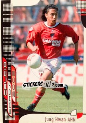 Sticker Jung Hwan Ahn - Calcio Cards 2001-2002 n. 82 - Panini