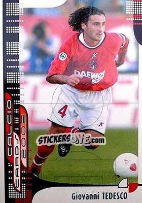 Sticker G. Tedesco - Calcio Cards 2001-2002 n. 83 - Panini