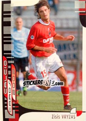 Sticker Z. Vryzas - Calcio Cards 2001-2002 n. 84 - Panini