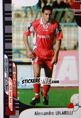 Sticker A. Lucarelli - Calcio Cards 2001-2002 n. 86 - Panini