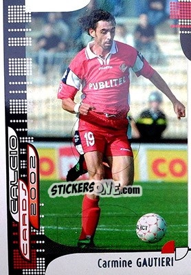 Sticker C. Gautieri - Calcio Cards 2001-2002 n. 88 - Panini
