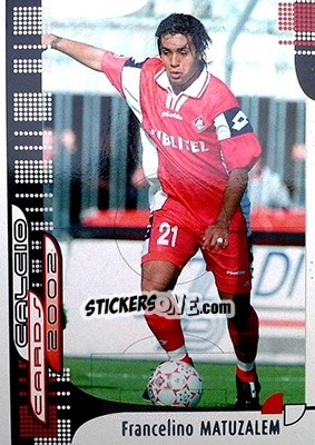 Sticker F. Matsuzalem - Calcio Cards 2001-2002 n. 89 - Panini