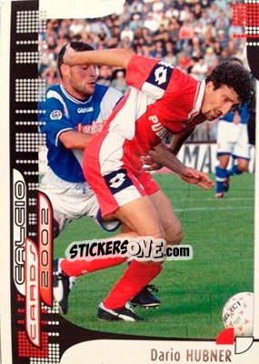 Sticker D. Hubner - Calcio Cards 2001-2002 n. 91 - Panini