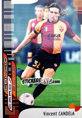 Sticker V. Candela - Calcio Cards 2001-2002 n. 93 - Panini