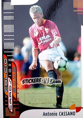 Figurina A. Cassano - Calcio Cards 2001-2002 - Panini