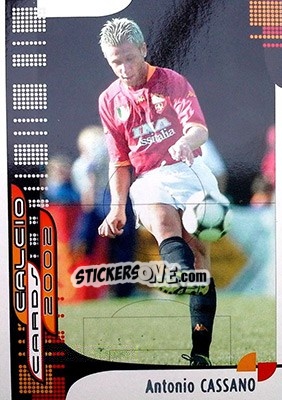 Sticker A. Cassano - Calcio Cards 2001-2002 - Panini