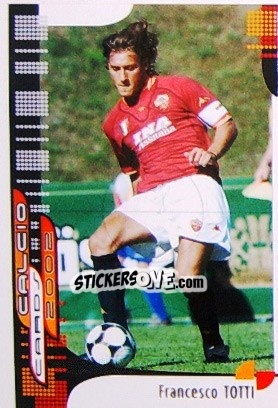 Sticker F. Totti - Calcio Cards 2001-2002 n. 98 - Panini
