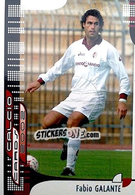 Sticker F. Galante - Calcio Cards 2001-2002 n. 100 - Panini
