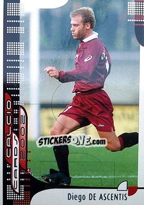 Sticker D. De Ascentis - Calcio Cards 2001-2002 - Panini