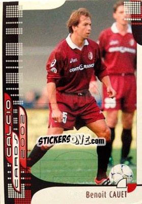 Sticker B. Cauet - Calcio Cards 2001-2002 n. 103 - Panini