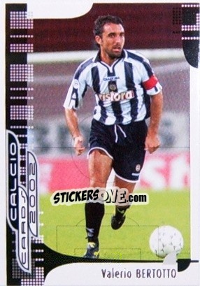 Sticker V. Bertotto - Calcio Cards 2001-2002 - Panini